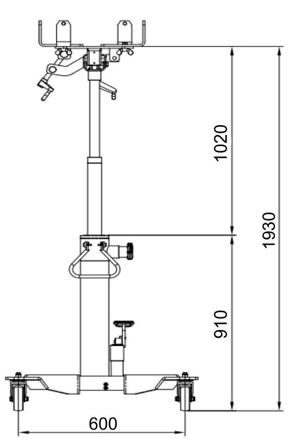 Podnośnik do skrzyni biegów SNIT